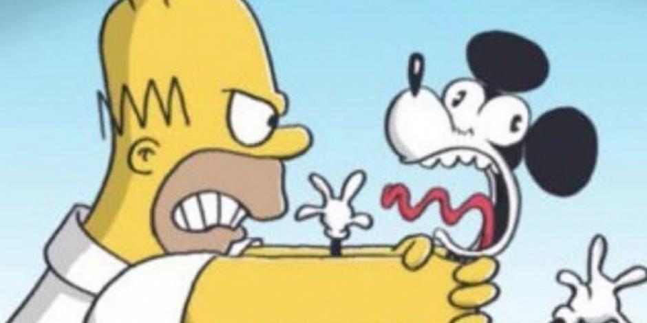 Memes de Los Simpson en DIsney+