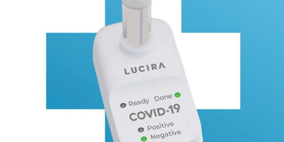 Imagen de la prueba molecular del coronavirus de Lucira Health, diseñada para uso doméstico.