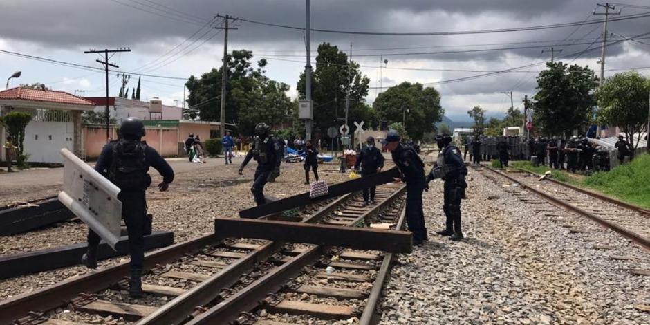 Vías del tren en Michoacán (Archivo)