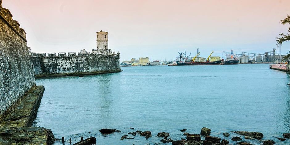 Fortaleza de San Juan de Ulúa, en el puerto de Veracruz.