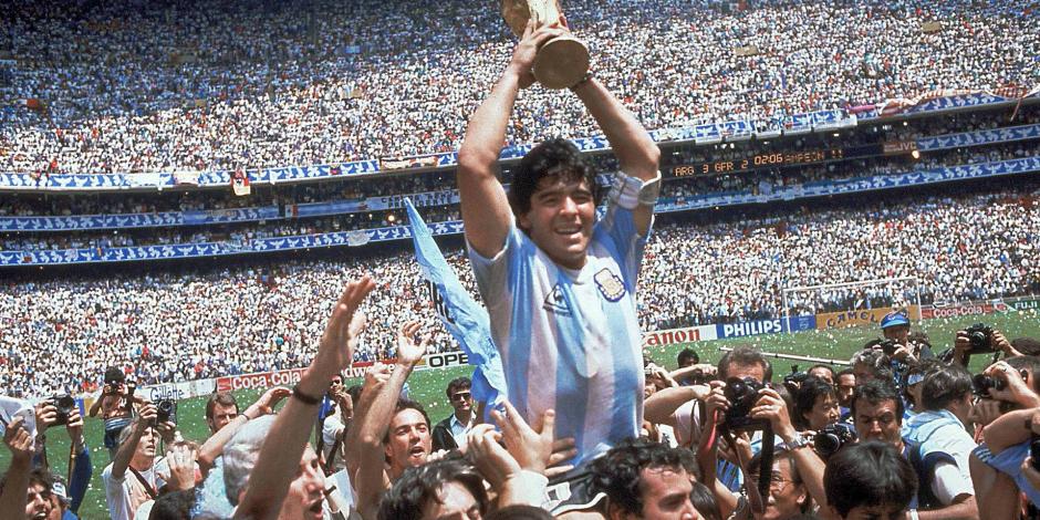 Diego Armando Maradona, en el mundial México 86.