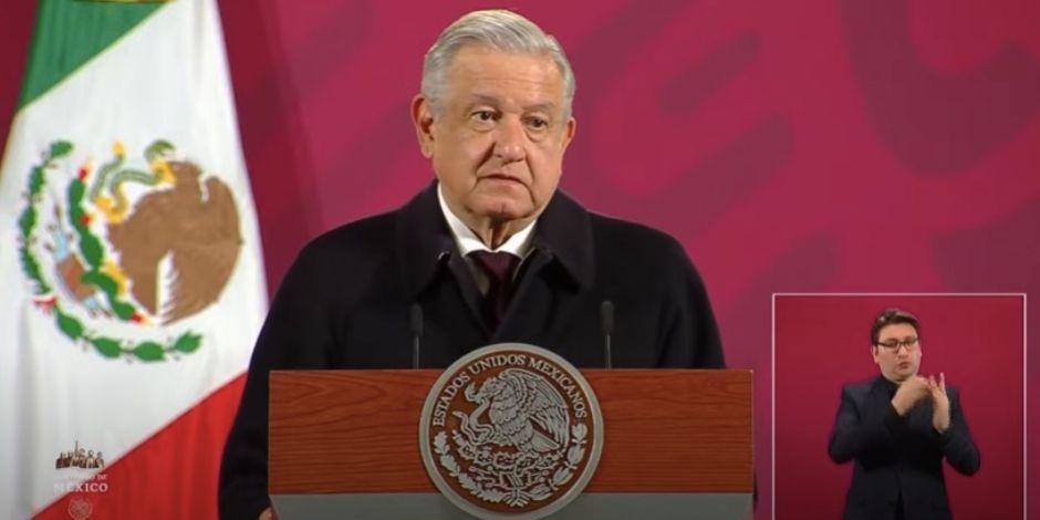 El presidente de México, Andrés Manuel López Obrador, el 26 de noviembre de 2020.
