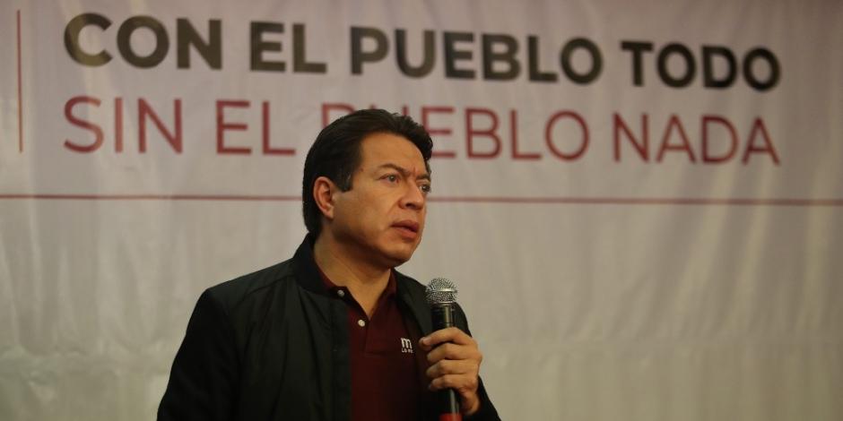 Mario Delgado, líder de Morena a nivel nacional.