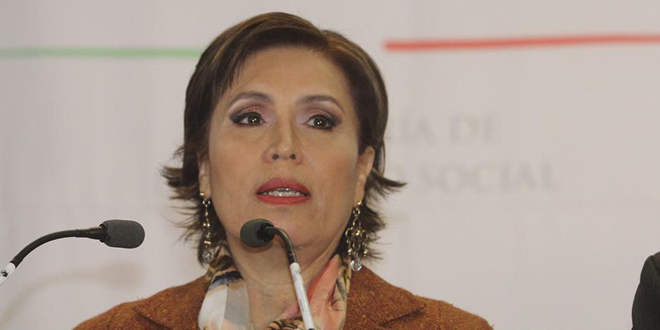 Rosario Robles, extitular de la Sedesol y de la Sedatu.