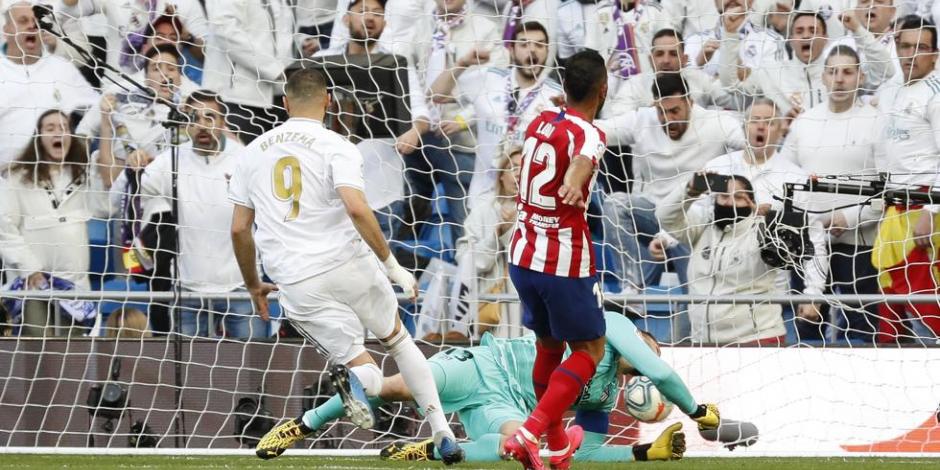 Real Madrid venció 1-0 al Atlético el pasado 1 de febrero en el Estadio Santiago Bernabéu.