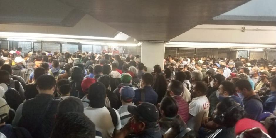 Metro Pantitlán en tiempos de COVID-19