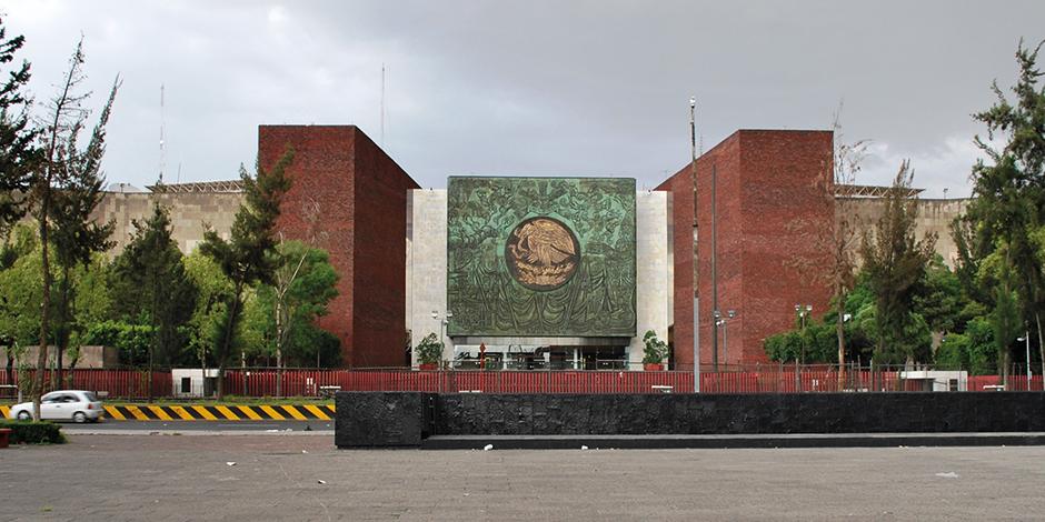 Foto del Palacio Legislativo de San Lázaro, México.