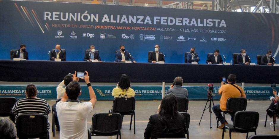 Reunión de la Alianza Federalista del 12 de octubre pasado.