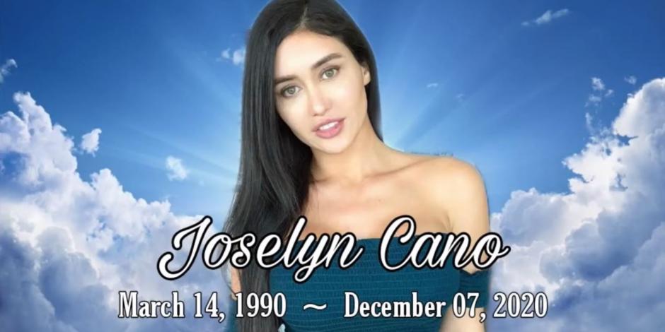 Imagen del video del funeral de Joselyn Cano