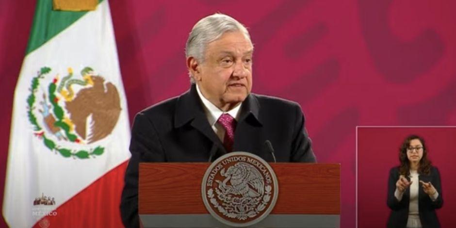 El presidente de México, Andrés Manuel López Obrador, el 18 de diciembre de 2020. 