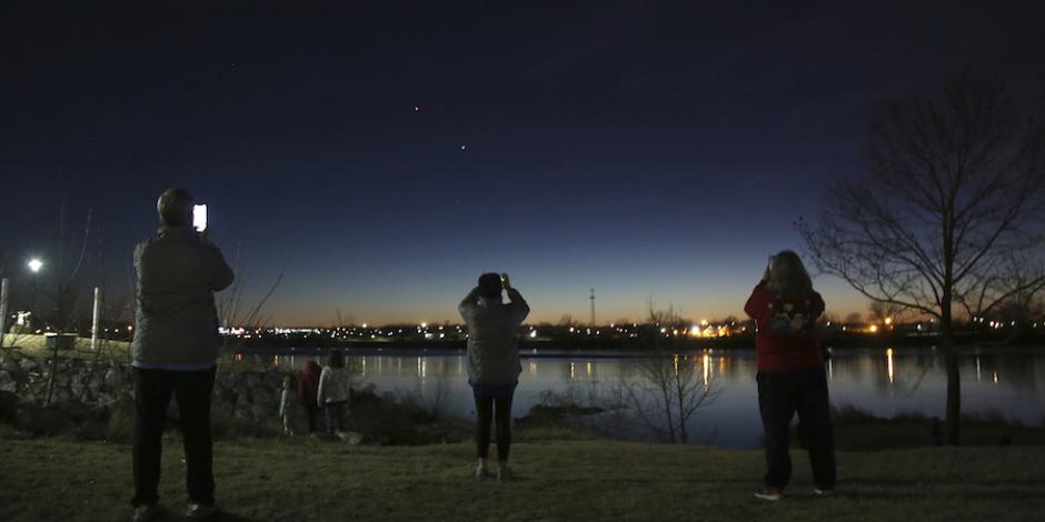 Millones de personas en el mundo observaron la llamada Estrella de Belén (foto River Parks)