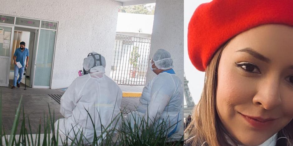 Valeria Chávez, enfermera del hospital general de Quintana Roo, denunció el despido de personal del Insabi.