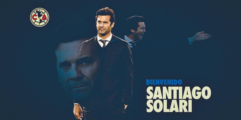 Santiago Solari es el primer timonel argentino en el América desde el Clausura 2017, último torneo de Ricardo La Volpe.