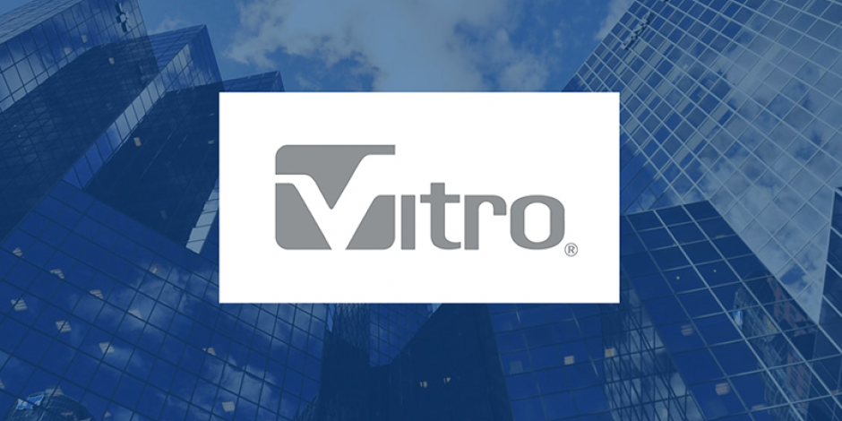 Logotipo de la empresa Vitro.