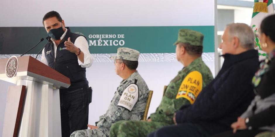 Silvano Aureoles instó a mejorar la coordinación durante la gira de López Obrador en Michoacán..