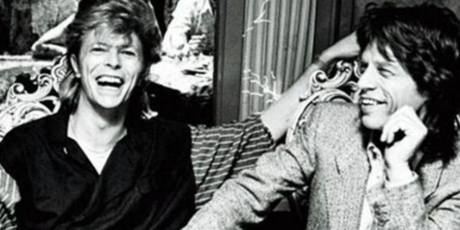 David Bowie y Mick Jagger