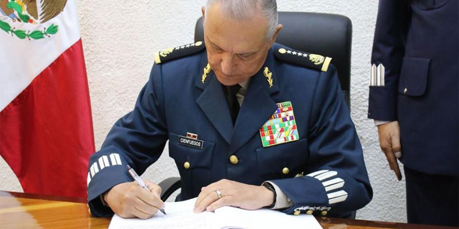 El exsecretario de la Defensa Nacional Salvador Cienfuegos Zepeda