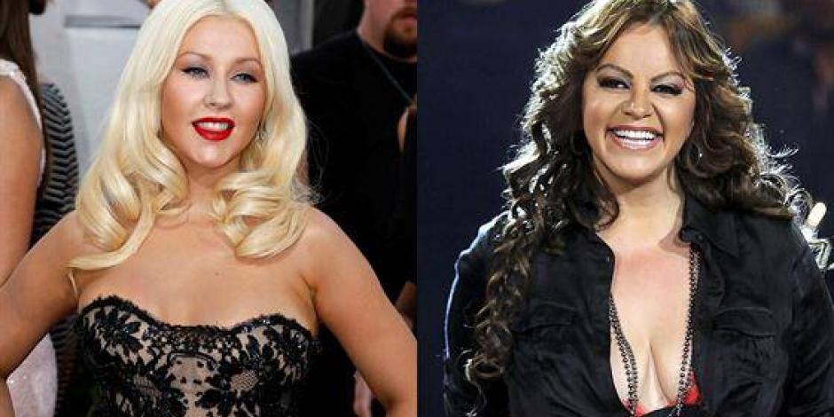 Christina Aguilera y Jenni Rivera