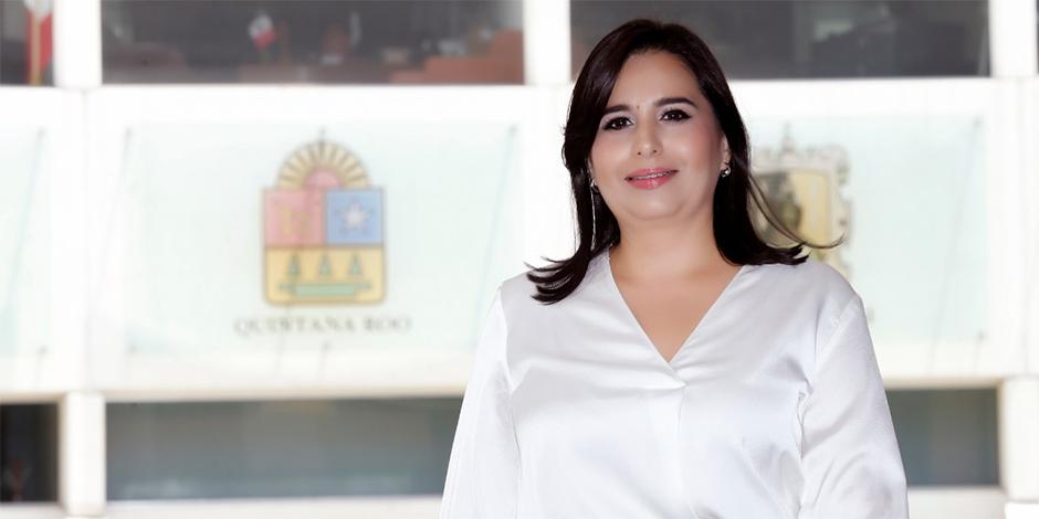 La senadora panista por Quintana Roo Mayuli Martínez Simón.