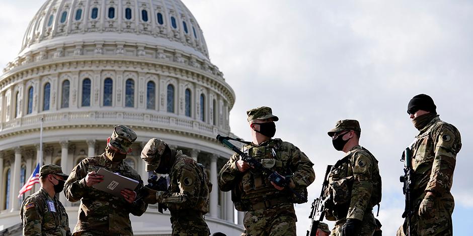 El FBI a examinado a los 25 mil soldados de la Guardia Nacional que custodiarán el evento del 20 de enero.