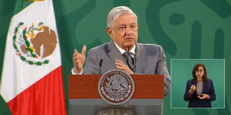 Andrés Manuel López Obrador, presidente de México, en Palacio Nacional 