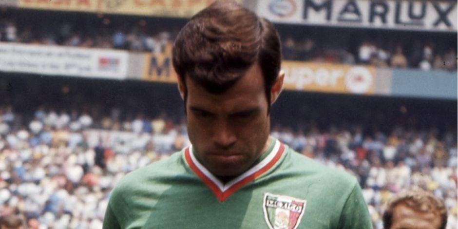 El "Halcón" Peña durante un juego de México en el Mundial de 1970.