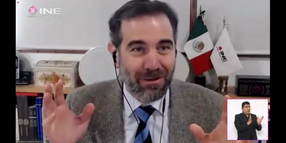 Lorenzo Córdova, presidente del Instituto Nacional Electoral (INE)