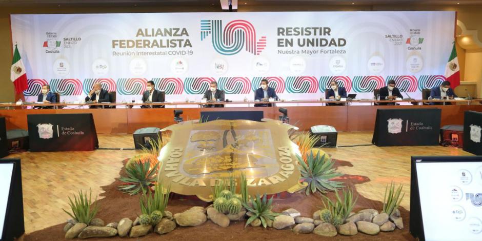 Acuerda Alianza Federalista coordinar esfuerzos con la IP para la compra de vacunas