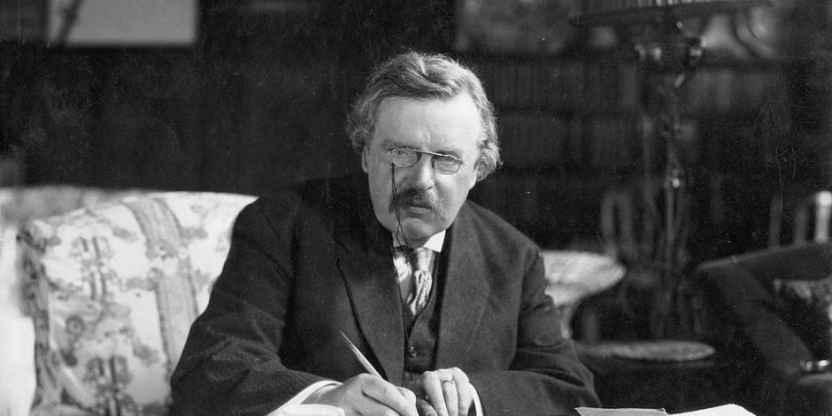 G. K. Chesterton, en una fotografía de archivo.