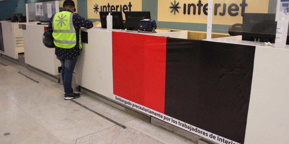 Los trabajadores de Interjet validaron la huelga.