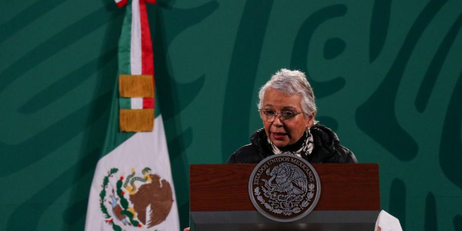 La secretaria de gobernación, Olga Sánchez Cordero, reitero su apoyo a la despenalización del aborto a nivel nacional