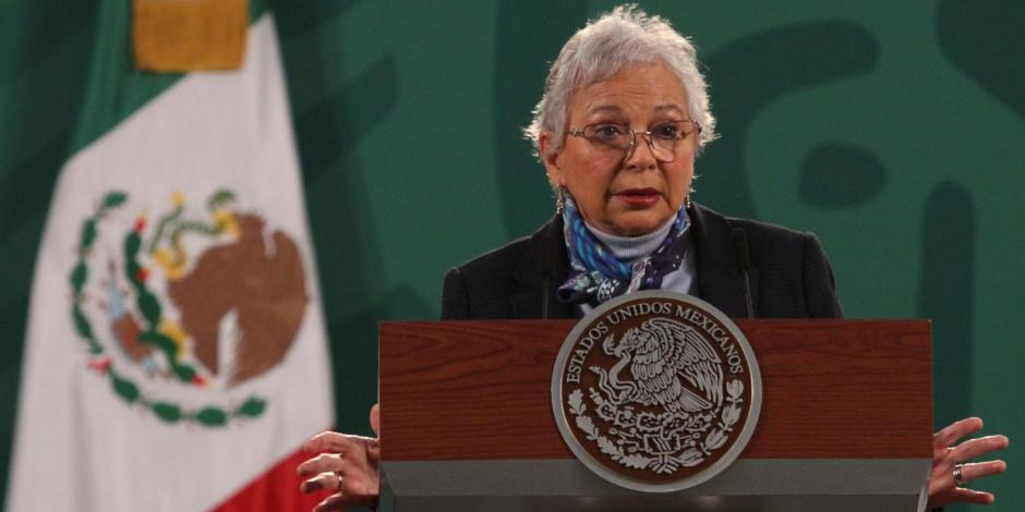 Olga Sánchez Cordero, secretaria de Gobernación condenó y exigió justicia tras el asesinato a manos de policías de una mujer en Tulum