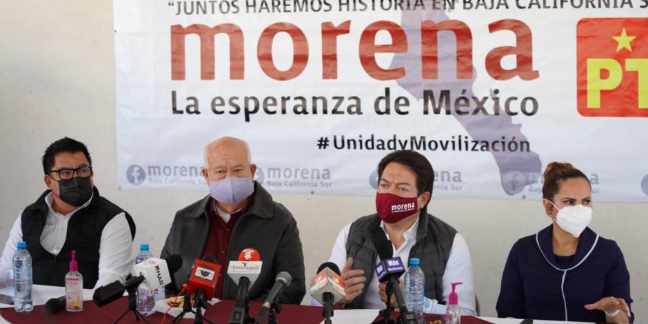 El dirigente nacional de Morena, pidió a los militantes del partido respetar los resultados de las encuestas por las que se eligió a los precandidatos a las gubernaturas de 14 estados