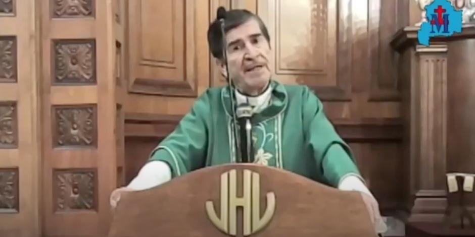 El obispo de Ciudad Victoria, en video donde asegura que usar cubrebocas en no confiar en Dios.