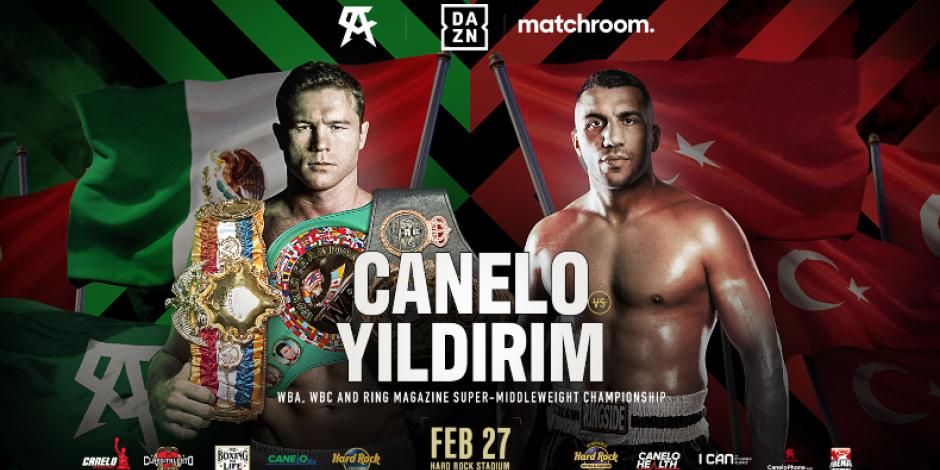 El "Canelo" Álvarez pelea este próximo 27 de febrero ante Avni Yildrim