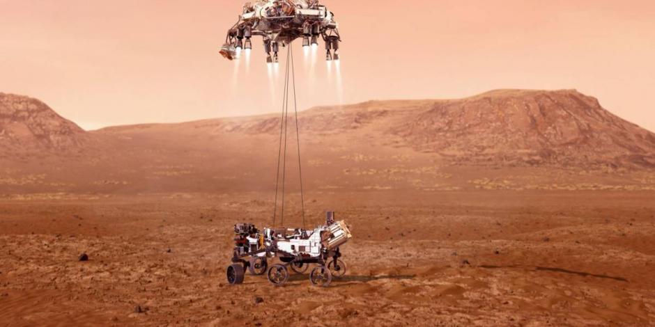 La mision de la NASA Rover Perseverance llega a Marte