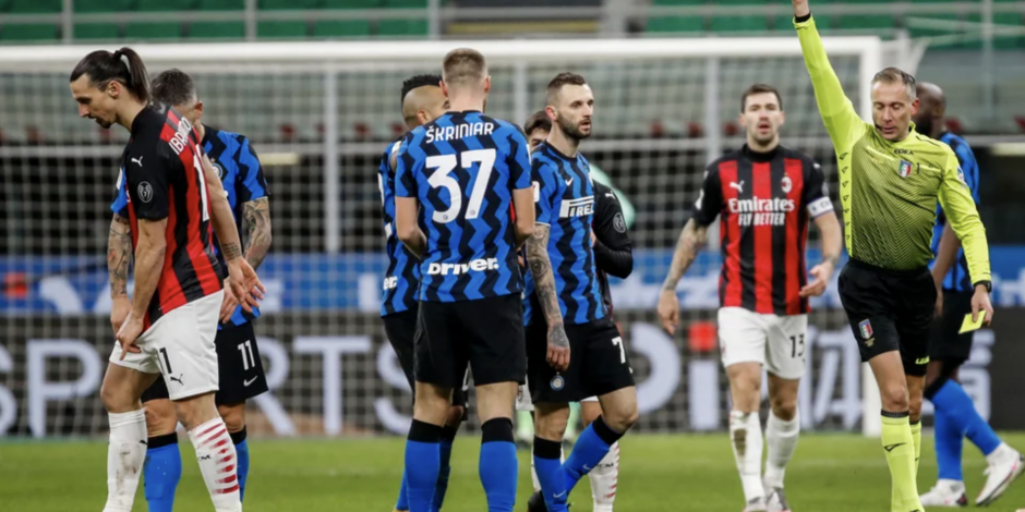 Zlatan Ibrahimovic tuvo un fuerte encontronazo con Romelu Lukako en el último choque entre Milan e Inter.