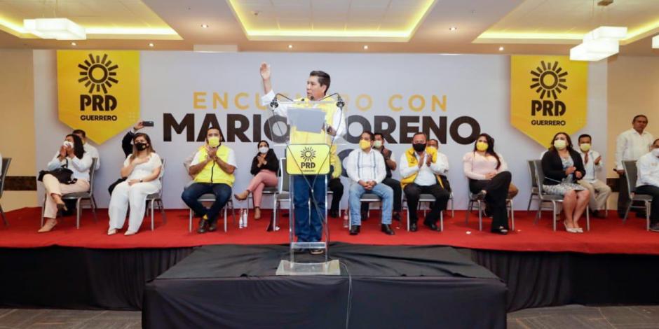 Mario Moreno Arcos se presenta  como candidato del PRD a gubernatura de Guerrero.