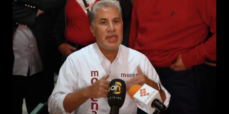 Rojas Díaz Durán demandó el voto de los lopezobradoristas en favor de Mónica Liliana Rangel Martínez, candidata de Morena a la Gobernadora del San Luis Potosí