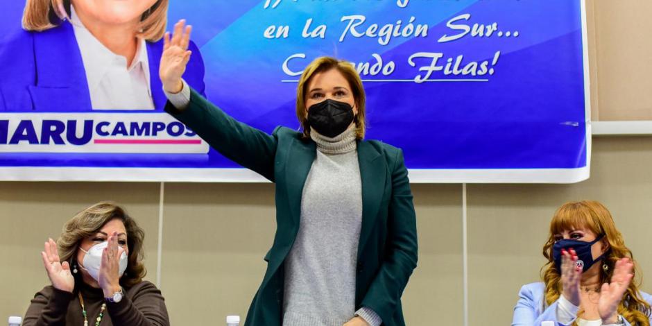 La alcaldesa con licencia Maru Campos.