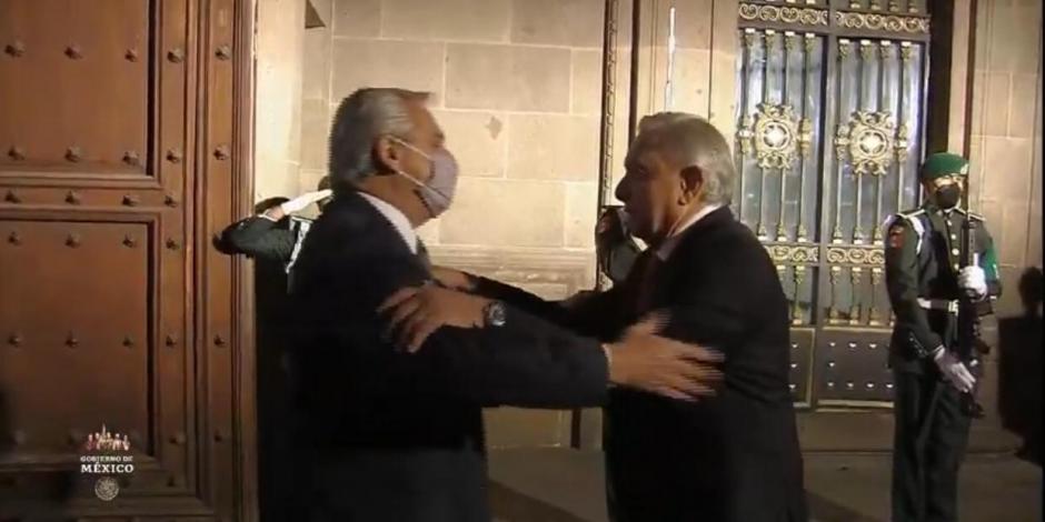 El Presidente Andrés Manuel López Obrador (AMLO) dio la bienvenida a su homólogo de la República de Argentina, Alberto Fernández.