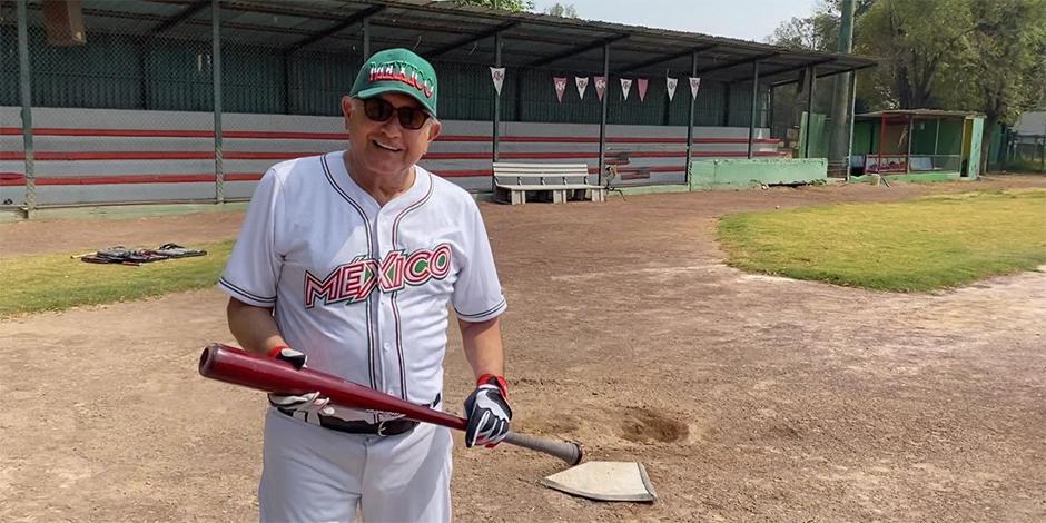 El Presidente AMLO es un amante del béisbol