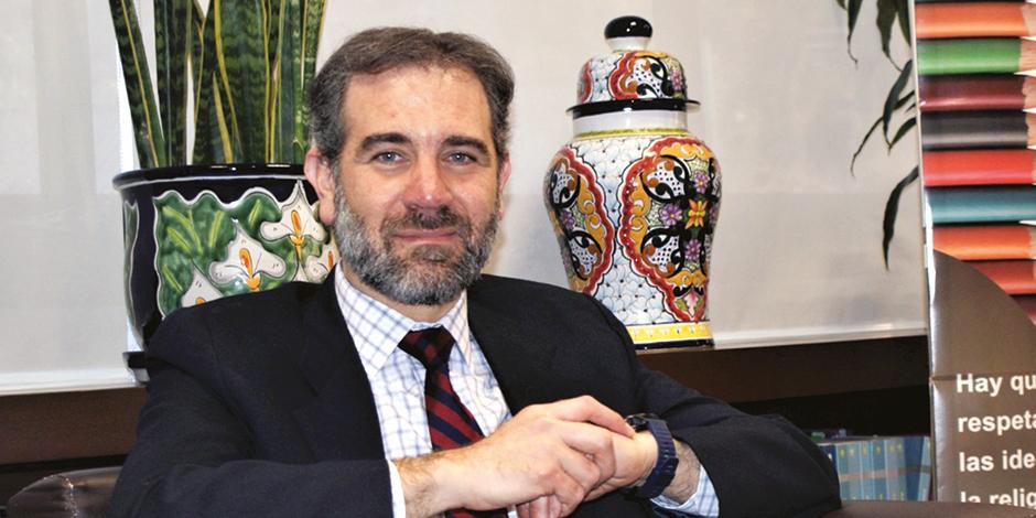 El consejero presidente del INE, Lorenzo Córdova Vianello.