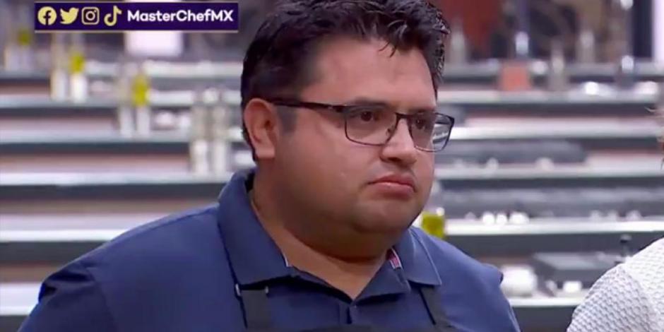 Erubiel lloró tras un fuerte regaño del Chef Joserra en MasterChef México