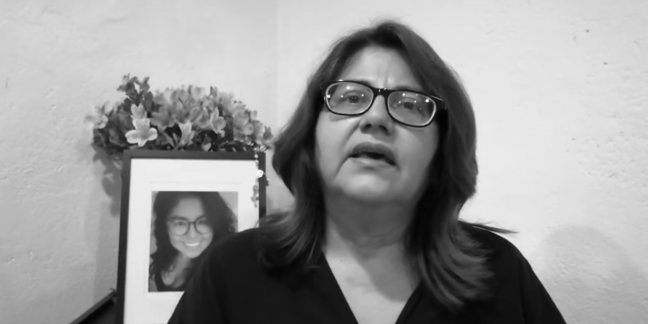 Al principio del video aparece la activista y periodista, Soledad Jarquín Edgar, madre de María del Sol, quien fue asesinada en Oaxaca
