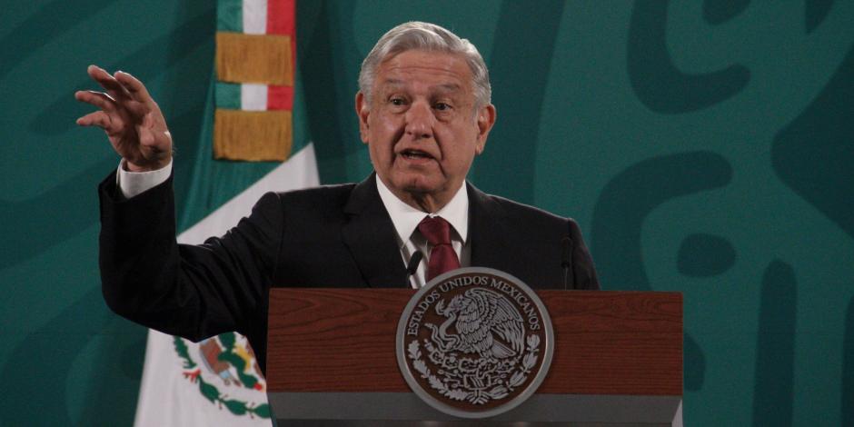 El Presidente Andrés Manuel López Obrador, el 10 de marzo de 2021.