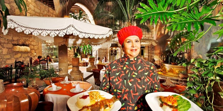 La chef Rubi Silva en Los Mirasoles, uno de los mejores restaurantes de Morelia