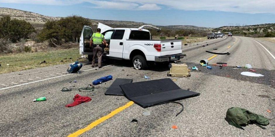 Ocho migrantes mexicanos murieron cuando el vehículo en el que viajaban se estrelló contra otro camión durante una persecución policial..
