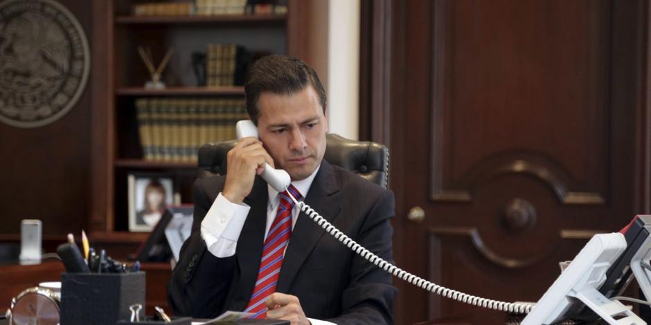 El expresidente Enrique Peña Nieto envió un mensaje de condolencias a Manlio Fabio Beltrones por el fallecimiento de su esposa, Sylvia Sánchez.