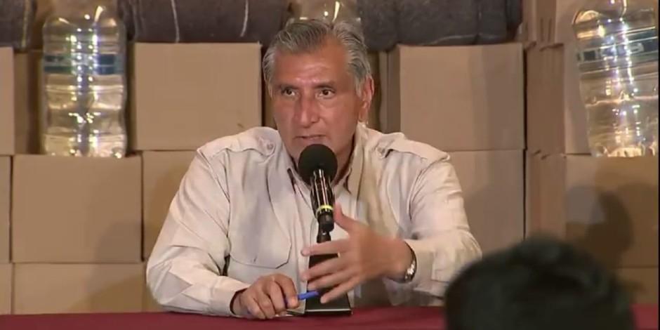 El Gobernador de Tabasco, Adán Augusto López, es uno de los gobernadores electos de Morena que el pasado 16 de junio propusieron "refundación completa" para la Conago. 